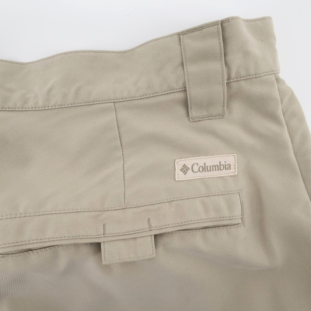 Columbia AM8560 Outdoor Hiking Pants Tan Mens 34x29 Minor Flaws